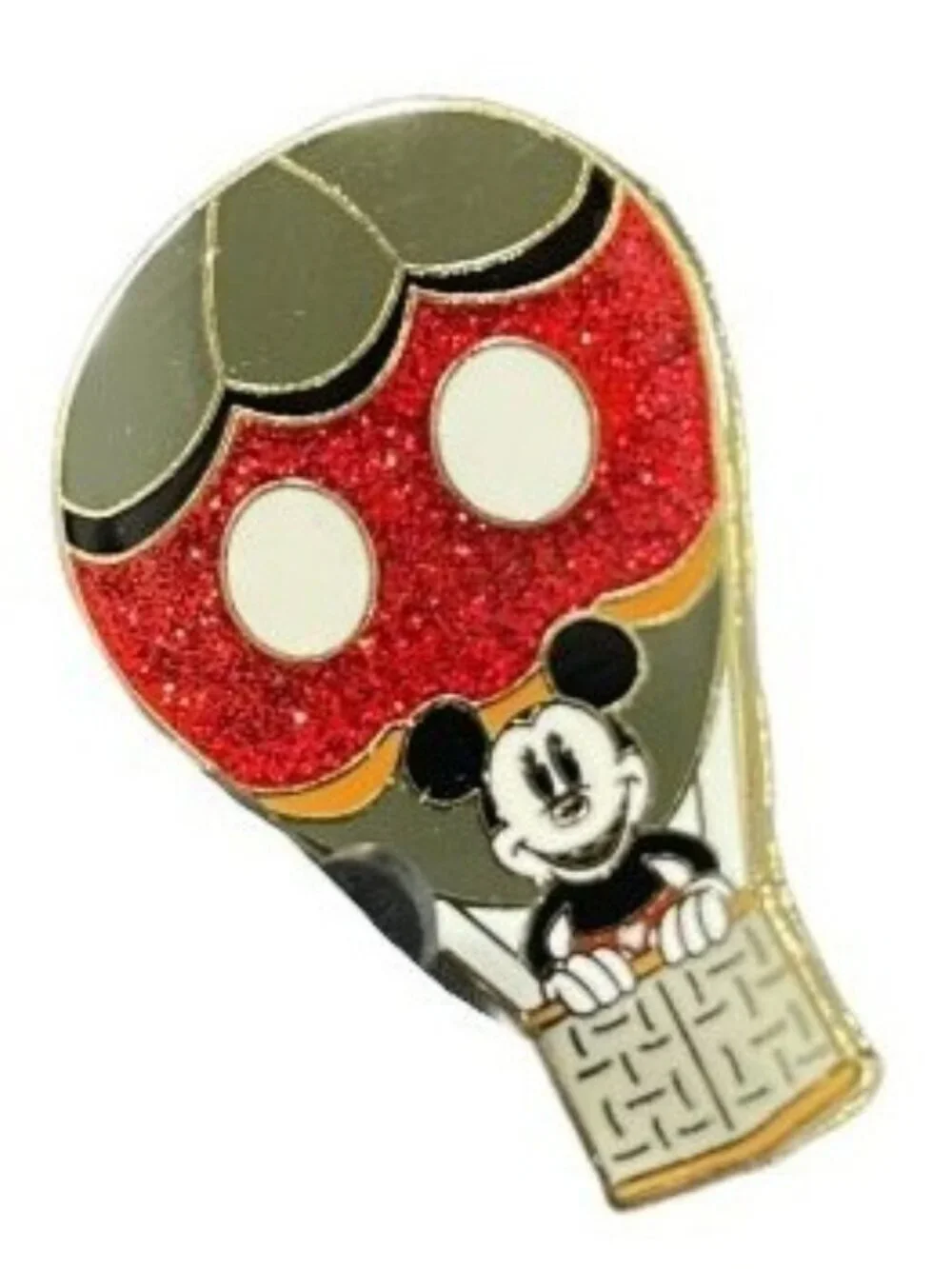 Disney Mickey Mouse Pin Hot Air Balloon Trading Pin Adventure Out Badge